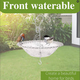Maxbell Hanging Bird Feeder Multipurpose Bird Feeder Tray for Bird Lovers Patio Grey