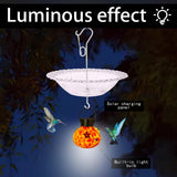 Maxbell Hanging Bird Feeder Multipurpose Bird Feeder Tray for Bird Lovers Patio Purple
