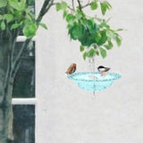 Maxbell Hanging Bird Feeder Multipurpose Bird Feeder Tray for Bird Lovers Patio Blue