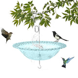 Maxbell Hanging Bird Feeder Multipurpose Bird Feeder Tray for Bird Lovers Patio Blue