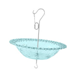 Maxbell Hanging Bird Feeder Multipurpose Bird Feeder Tray for Bird Lovers Patio Blue