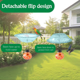 Maxbell Hanging Bird Feeder Multipurpose Bird Feeder Tray for Bird Lovers Patio Blue