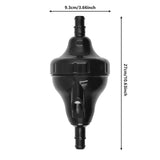 Maxbell G52 Backup Valve Wear Resistance Easy to Install Repair Part for 180 380 280 Black