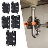 Maxbell Leak Sealer Emergency Metal Pipe Emergency Pipe Water Pipe Leak Repair Clamp Inner 2cm Length 9cm
