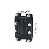 Maxbell Leak Sealer Emergency Metal Pipe Emergency Pipe Water Pipe Leak Repair Clamp Inner 3.2cm L 12cm