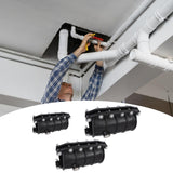 Maxbell Water Pipe Repair Clamp Home Leak Sealer for Metal Pipe Fixing Gas Oil Lines Inner 9cm L 31cm