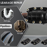 Maxbell Water Pipe Repair Clamp Home Leak Sealer for Metal Pipe Fixing Gas Oil Lines Inner 9cm L 31cm