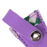 Maxbell Crafts Scissors Case PU Leather Sewing Tool Embroidery Scissors Storage Case Violet