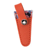 Maxbell Crafts Scissors Case PU Leather Sewing Tool Embroidery Scissors Storage Case Orange