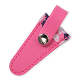 Maxbell Crafts Scissors Case PU Leather Sewing Tool Embroidery Scissors Storage Case Rose Red