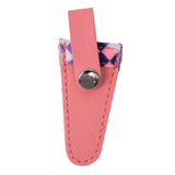 Maxbell Crafts Scissors Case PU Leather Sewing Tool Embroidery Scissors Storage Case Pink