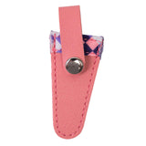 Maxbell Crafts Scissors Case PU Leather Sewing Tool Embroidery Scissors Storage Case Pink