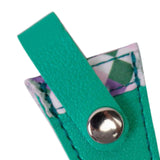 Maxbell Crafts Scissors Case PU Leather Sewing Tool Embroidery Scissors Storage Case Green