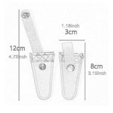 Maxbell Crafts Scissors Case PU Leather Sewing Tool Embroidery Scissors Storage Case Green