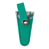 Maxbell Crafts Scissors Case PU Leather Sewing Tool Embroidery Scissors Storage Case Green