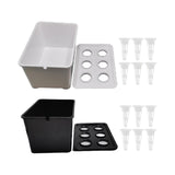 Maxbell Hydroponics Growing System Kit Convenient Sturdy for Parterre Garden Balcony White