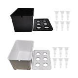 Maxbell Hydroponics Growing System Kit Convenient Sturdy for Parterre Garden Balcony White