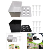 Maxbell Hydroponics Growing System Kit Convenient Sturdy for Parterre Garden Balcony White