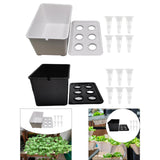 Maxbell Hydroponics Growing System Kit Convenient Sturdy for Parterre Garden Balcony White