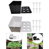 Maxbell Hydroponics Growing System Kit Convenient Sturdy for Parterre Garden Balcony White
