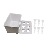 Maxbell Hydroponics Growing System Kit Convenient Sturdy for Parterre Garden Balcony White