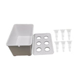 Maxbell Hydroponics Growing System Kit Convenient Sturdy for Parterre Garden Balcony White