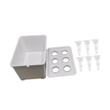 Maxbell Hydroponics Growing System Kit Convenient Sturdy for Parterre Garden Balcony White