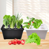 Maxbell Hydroponics Growing System Kit Convenient Sturdy for Parterre Garden Balcony White