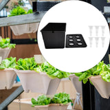 Maxbell Hydroponics Growing System Kit Convenient Sturdy for Parterre Garden Balcony Black