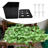 Maxbell Hydroponics Growing System Kit Convenient Sturdy for Parterre Garden Balcony Black