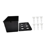 Maxbell Hydroponics Growing System Kit Convenient Sturdy for Parterre Garden Balcony Black