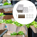 Maxbell Hydroponics Growing System Hydroponics Grower Kit for Hotel Parterre Balcony White