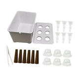 Maxbell Hydroponics Growing System Hydroponics Grower Kit for Hotel Parterre Balcony White