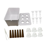 Maxbell Hydroponics Growing System Hydroponics Grower Kit for Hotel Parterre Balcony White