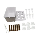 Maxbell Hydroponics Growing System Hydroponics Grower Kit for Hotel Parterre Balcony White
