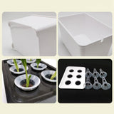 Maxbell Hydroponics Growing System Hydroponics Grower Kit for Hotel Parterre Balcony White