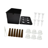 Maxbell Hydroponics Growing System Hydroponics Grower Kit for Hotel Parterre Balcony Black