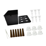 Maxbell Hydroponics Growing System Hydroponics Grower Kit for Hotel Parterre Balcony Black