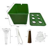 Maxbell Hydroponics Growing System Hydroponics Grower Kit for Hotel Parterre Balcony Green