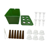 Maxbell Hydroponics Growing System Hydroponics Grower Kit for Hotel Parterre Balcony Green