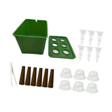 Maxbell Hydroponics Growing System Hydroponics Grower Kit for Hotel Parterre Balcony Green
