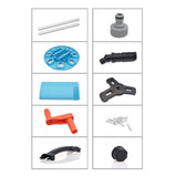 Maxbell Hose Reel Cart Multifunctional Pipe Organizer for Outdoor Cleaning Farm Lawn