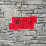 Realistic Concrete Texture Mat Sturdy Portable Floor Concrete Seamless Stamp
