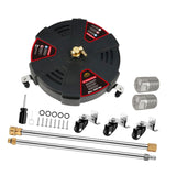15.75" Pressure Washer Surface Cleaner Attachment for Sidewalk Concrete Deck