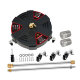 15.75" Pressure Washer Surface Cleaner Attachment for Sidewalk Concrete Deck