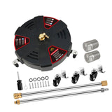 15.75" Pressure Washer Surface Cleaner Attachment for Sidewalk Concrete Deck