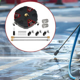 15.75" Pressure Washer Surface Cleaner Attachment for Sidewalk Concrete Deck