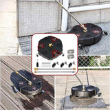 15.75" Pressure Washer Surface Cleaner Attachment for Sidewalk Concrete Deck