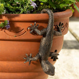 Maxbell Gecko Figure Flower Planter Hanging Ornament Lightweight Planter Vase Hugger