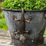 Maxbell Gecko Figure Flower Planter Hanging Ornament Lightweight Planter Vase Hugger